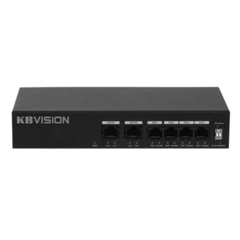 4-port 10/100Mbps PoE Switch KBVISION KX-ASW04-P2